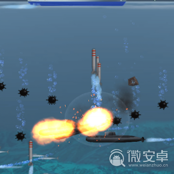 战舰大战潜水艇