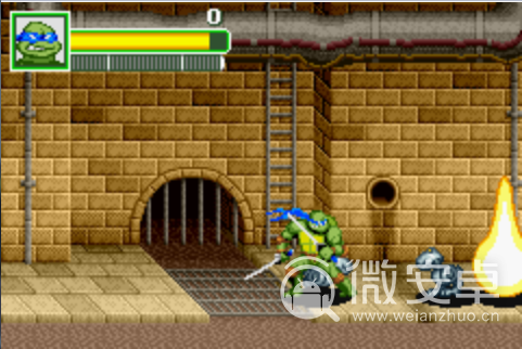 忍者神龟2合1GBA版