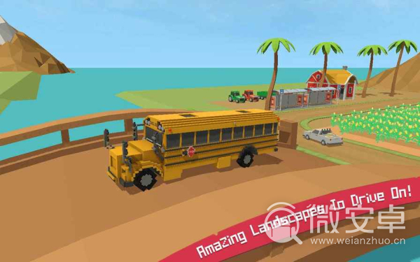 校车模拟器：块状世界