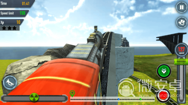 高速火车模拟
