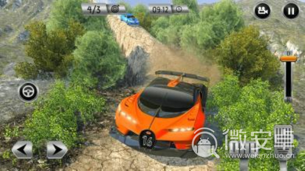 越野汽车驾驶模拟器3D：爬坡赛车