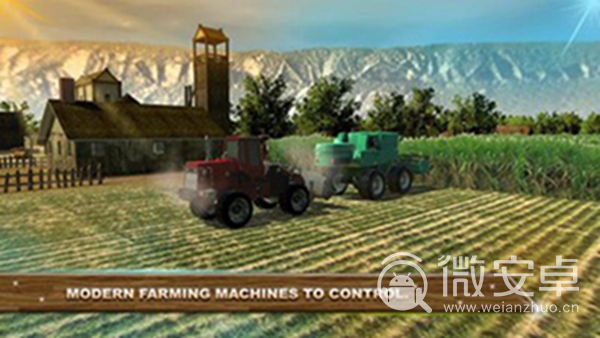 农业拖拉机3D