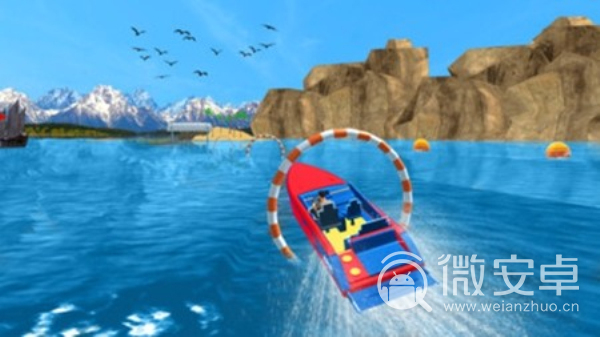 3D水上船驾驶模拟器