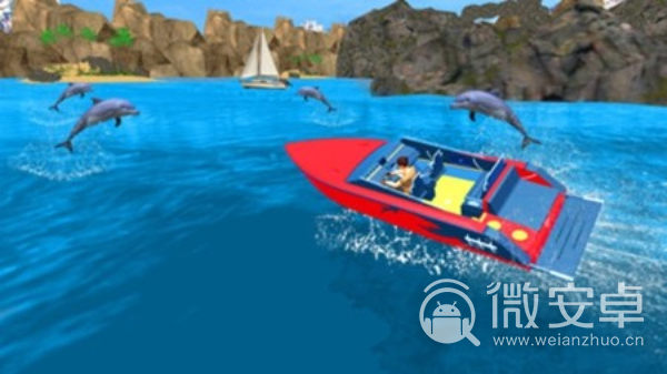 3D水上船驾驶模拟器