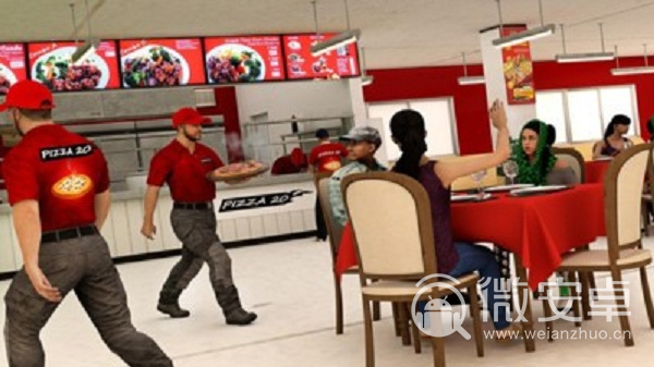 披萨送货员模拟