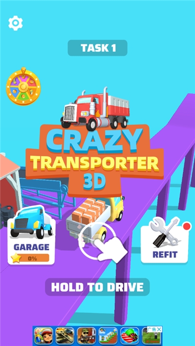 Crazy Transporter 3D